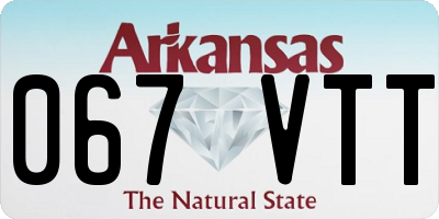 AR license plate 067VTT