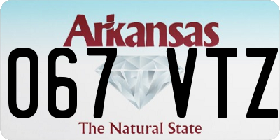 AR license plate 067VTZ