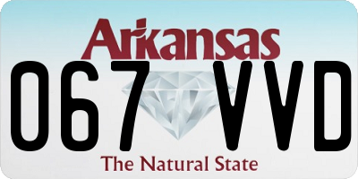 AR license plate 067VVD