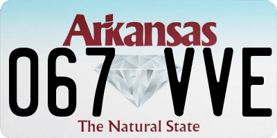 AR license plate 067VVE
