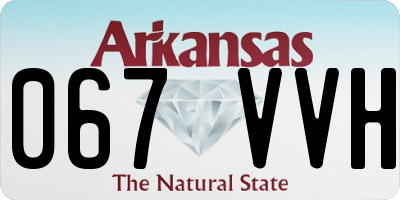 AR license plate 067VVH