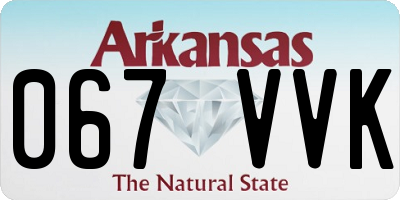 AR license plate 067VVK