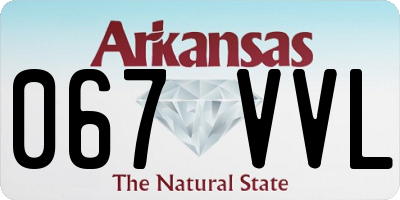 AR license plate 067VVL