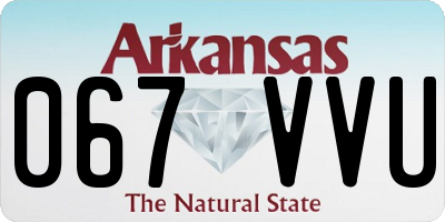 AR license plate 067VVU