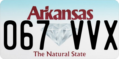 AR license plate 067VVX