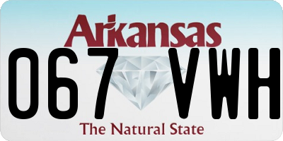 AR license plate 067VWH