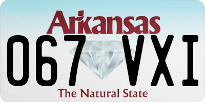AR license plate 067VXI