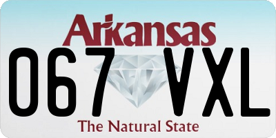 AR license plate 067VXL