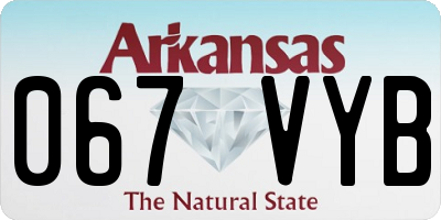 AR license plate 067VYB