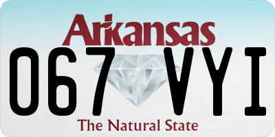 AR license plate 067VYI