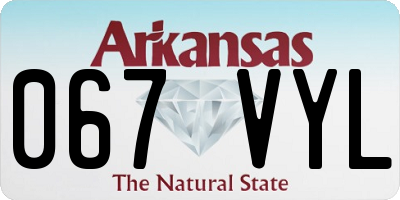 AR license plate 067VYL