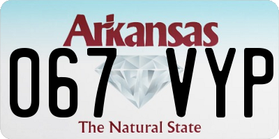 AR license plate 067VYP