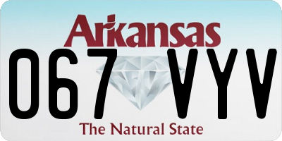 AR license plate 067VYV