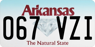 AR license plate 067VZI