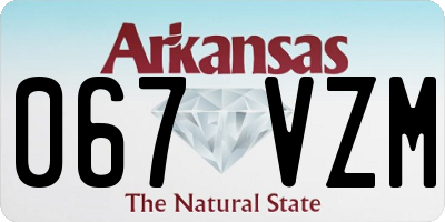 AR license plate 067VZM