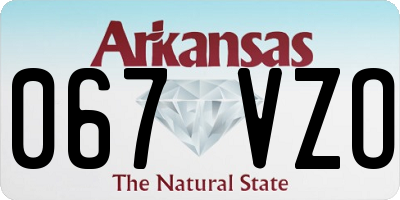 AR license plate 067VZO