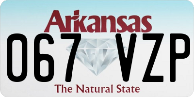 AR license plate 067VZP