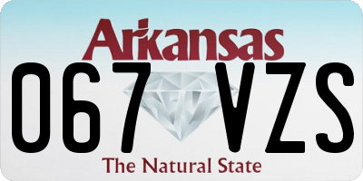 AR license plate 067VZS