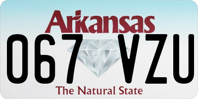 AR license plate 067VZU