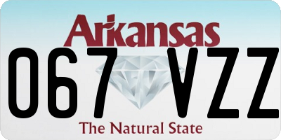 AR license plate 067VZZ