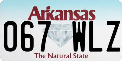 AR license plate 067WLZ