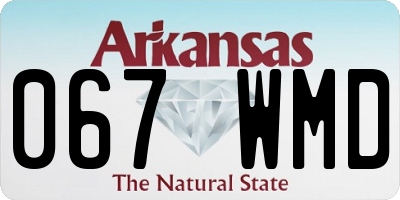 AR license plate 067WMD