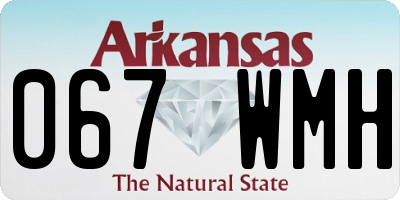 AR license plate 067WMH