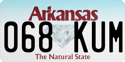 AR license plate 068KUM