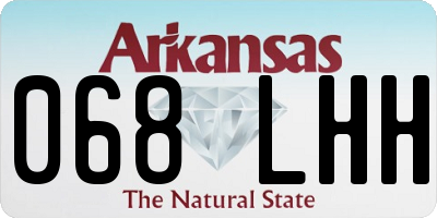 AR license plate 068LHH