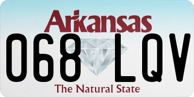 AR license plate 068LQV