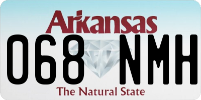AR license plate 068NMH