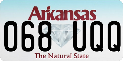 AR license plate 068UQQ