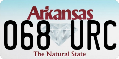 AR license plate 068URC