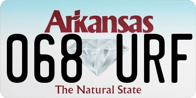 AR license plate 068URF