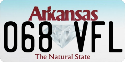 AR license plate 068VFL