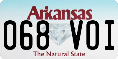 AR license plate 068VOI