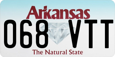 AR license plate 068VTT