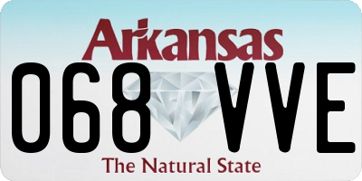 AR license plate 068VVE