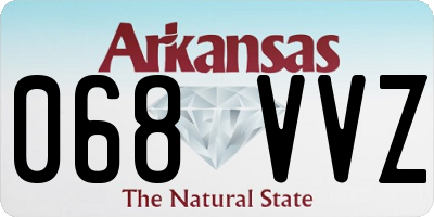 AR license plate 068VVZ