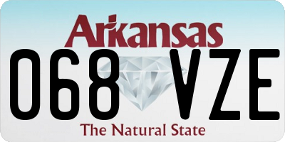 AR license plate 068VZE
