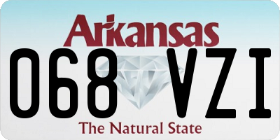 AR license plate 068VZI