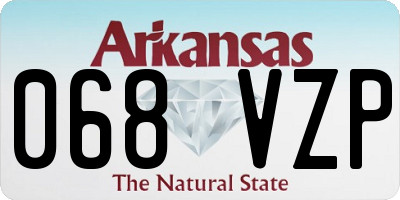 AR license plate 068VZP