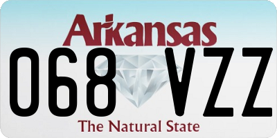 AR license plate 068VZZ