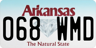 AR license plate 068WMD