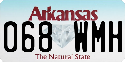AR license plate 068WMH