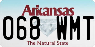 AR license plate 068WMT