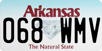 AR license plate 068WMV