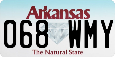 AR license plate 068WMY