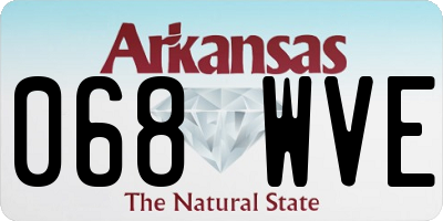 AR license plate 068WVE