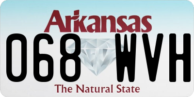 AR license plate 068WVH